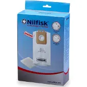 Nilfisk 128389187, Staubbeutel, Weiß, 4 Stück(e), 4 Stück(e)