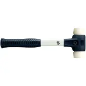 HALDER Schonhammer SIMPLEX Länge 300 mm Kopf-Ø 30 mm Fiberglas mit Gummigriff