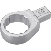 Hazet Einsteck-Ringschlüssel 6630D-34 Einsteck-Vierkant 14 x 18 mm Außen-Doppel-Sechskant-Tractionsprofil 34