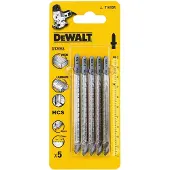 DeWalt DT2053-QZ, Jigsaw blade, Holz, Hartstahl (HCS), Schwarz, Grau, 7,3 cm, 2,5 mm
