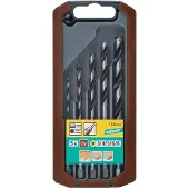 Wolfcraft Holzspiralbohrer-Set CV-Sechskant-Schaft Ø 3 - 8 mm 5-teilig GLO761081226