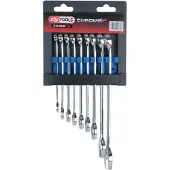 Ks Tools 9-tlg. Ring-Maulschlüssel-Satz CHROMEplus 8-19 mm Stahl
