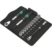 Wera 8006 SC 1 Zyklop Hybrid-Knarrensatz, 1/2"-Antrieb, metrisch, 13-teilig