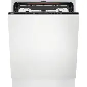 AEG FSE75748P, Voll integriert, Standardgröße (60 cm), Schwarz, Berührung, 1,8 m, 1,8 m