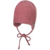 Sterntaler Woll-Bindemütze in Lila - 37 cm