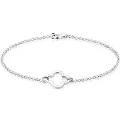 Elli Armband Kleeblatt Symbol Glück Trend Talisman 925 Silber Elli Silber