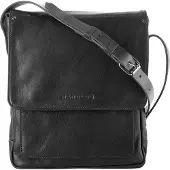 Harold's Leder Umhängetasche Tablettasche Ivy Lane Tablet Messengerbag Upend Black schwarz