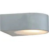 Brilliant Außenwandleuchte, titanfarben, Metall/Glas, E27, 1 x 60 W