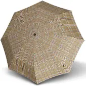 Knirps T.200 Medium Duomatic check beige