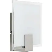 Brilliant Wandleuchte Sonian | zeitlose Design Wandlampe | eisen/weiß | Glas/Metall | quadratisch | 1x E14 max. 40 W