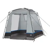 High Peak Veneto Freistehendes Gerätezelt 200 x 200 x 190 cm grau/blau