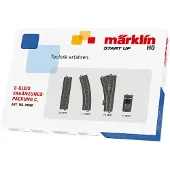 Märklin C-Gleis-Ergänzungspackung C1, Schwarz