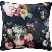 Essenza Zierkissen Fleur Nightblue (50 x 50 cm)