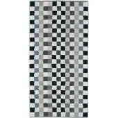Cawö Duschtuch Unique Karo Anthracite (70 x 140 cm)