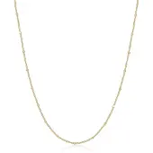 Elli Halskette Basic Panzerkette Kugeln Trend Fein 925 Silber Elli Gold
