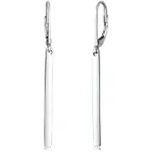 Elli Ohrringe Basic Hänger Geo Look Trend Blogger 925 Silber Elli Silber