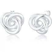 Elli Ohrringe Stecker Knoten Knot Basic Klassisch 925 Silber Elli Silber
