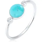 Elli Ring Geo Trend Blogger Edelstein Zirkonia 925 Silber Elli Silber