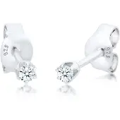 Elli DIAMONDS Ohrringe Basic Ohrstecker Diamant (0.06 Ct.) 925 Silber Elli DIAMONDS Silber