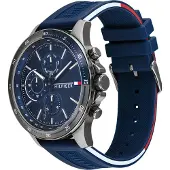 Tommy Hilfiger Herren Multi Zifferblatt Quarz Armbanduhr Bank