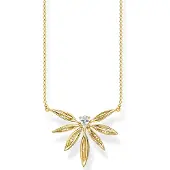 Thomas Sabo KE1949-414-14-L45v Damen-Collier Blätter Silber vergoldet