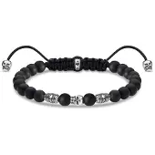 Thomas Sabo Armband Schwarz Totenkopf A1945-811-11-L22v