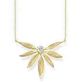Thomas Sabo Kette mit Anhänger Blätter groß gold KE1950-414-14-L45v