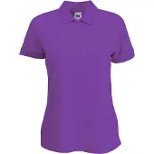 Fruit Of The Loom Womens Lady-Fit 65/35 Kurzarm-Poloshirt (lila)
