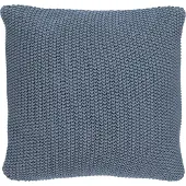 Marc O'Polo Zierkissen Nordic Knit Square Smoke Blue (50 x 50 cm)