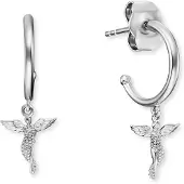 Engelsrufer Damen-Creolen Creole Engel 925er Silber Engelsrufer Silber