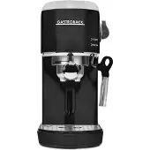 Gastroback Design Espresso Piccolo, Espressomaschine, 1,5 l, Gemahlener Kaffee, 1400 W, Schwarz