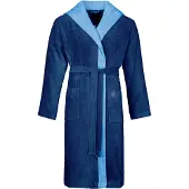 Bugatti Bademantel Herren Kapuze Stefano marine blau - 493 Bugatti Marine blau - 493