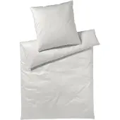 Elegante Bettwäsche 6800 Solid Farbe natur Größe 155x220 + 80x80cm Reine Baumwolle