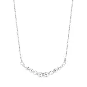 Amor Kette mit Anhänger für Damen, Sterling Silber 925, Kugeln amor Silber