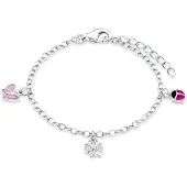 Prinzessin Lillifee Armband 9082414 Marienkäfer Schmetterling Kleeblatt