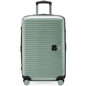 Hauptstadtkoffer - Mitte - Mittelgroßer Koffer Trolley Hartschalenkoffer, Check-In Gepäck mit XL Erweiterung, Dopperollen, TSA-Schloss, 68 cm, 88 L,Mint