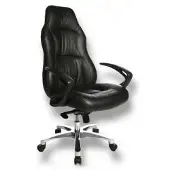 Topstar OFFICE RS1 - Luxus Chefsessel Schwarz Leder