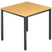 Hjh OFFICE PRO DORAN DQ08 D - Buche 80 x 80 mit Vierkant-Rohr/Schwarz