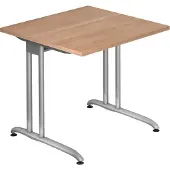 Hjh OFFICE PRO BELA 8 S - Nussbaum 80 x 80