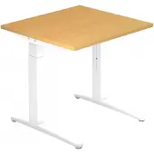 Hjh OFFICE PRO XTRA XB 8 WW - Buche 80 x 80 höhenverstellbar