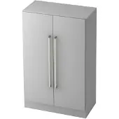 Hjh OFFICE PRO SIGNA G 7550 CE - Grau 3 OH Schrank Chromgriff Metall