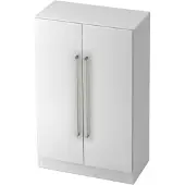 Hjh OFFICE PRO SIGNA G 7550 CE - Weiß 3 OH Schrank Chromgriff Metall