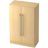 Hjh OFFICE PRO SIGNA G 7550 CE - Ahorn 3 OH Schrank Chromgriff Metall