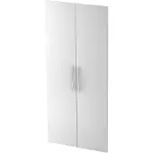 Hjh OFFICE PRO BETA 410T - Weiß 5 OH Paar Türen