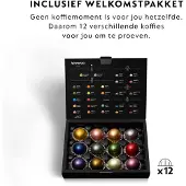 Krups Nespresso Vertuo Next XN910C10 - Koffiecupmachine - Chrome