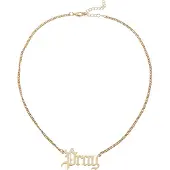 Mister tee Necklac in gold | Gr.: onesize