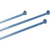 THOMAS & BETTS TYZ28M Ty-Rap Stahlnasenkabelbinder 360x4,8 mm, 220N, Fluoropolymer ETFE aquamarinblau, -60/+170°C, UL94 HB nicht ausgasend, allzweck, VPE 500 - 500 Stück