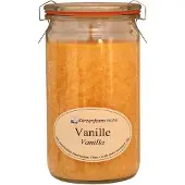 Kerzenfarm Duftkerze im XL-Weckglas, Vanille, 100% pflanzliches Stearin, , mit reinen ätherischen Ölen, Brenndauer ca. 40h