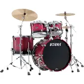 Tama Starclassic Walnuss/Birch 5pc Shell Pack Molten Raspberry Fade