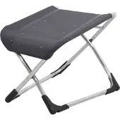 Crespo Hocker/Beinauflage Compact klappbar, silber/anthrazit